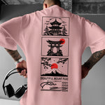 Oversized Streetwear Plus Size Japão-Themed