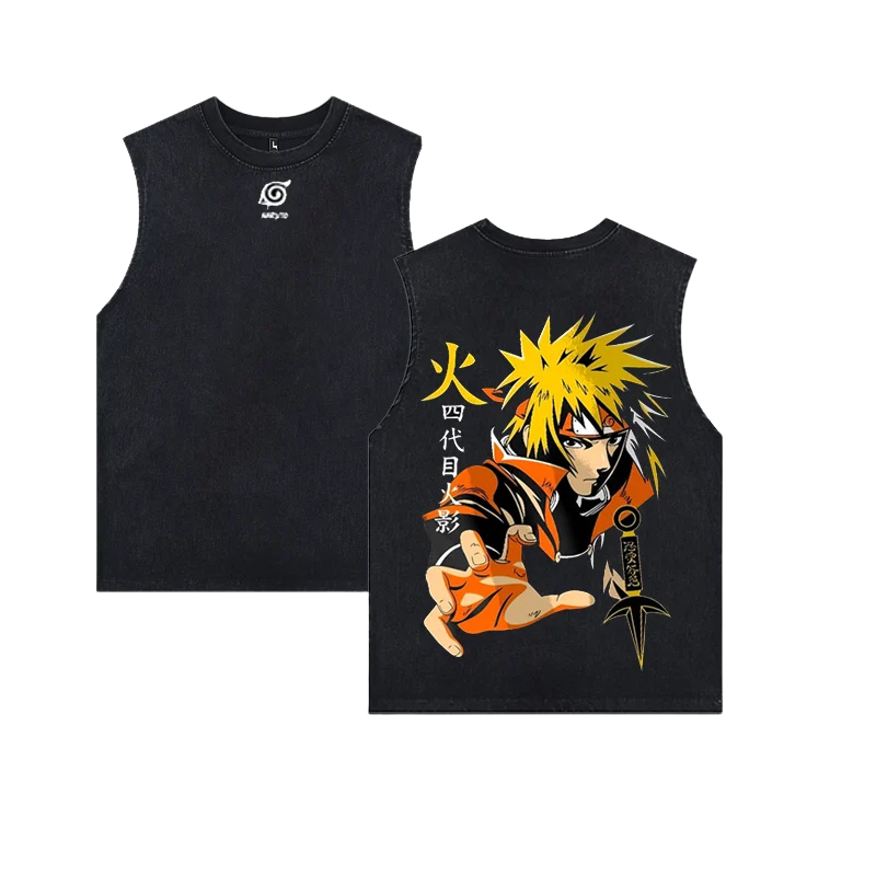 Anime Naruto Sleeveless Breathable T-Shirt