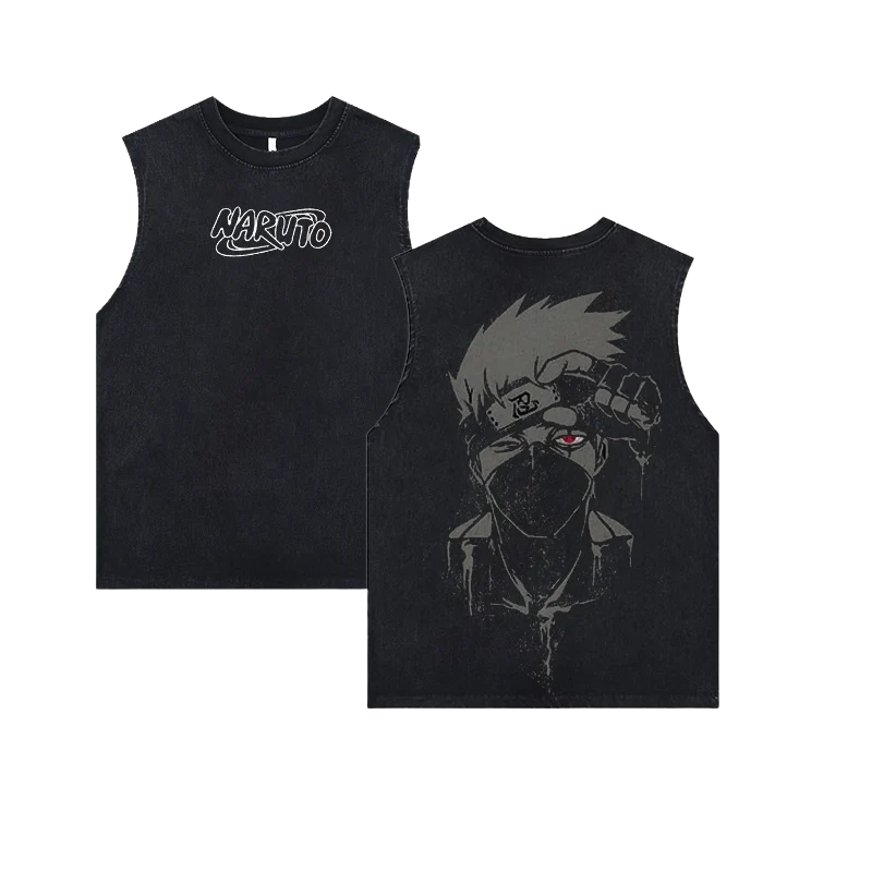 Anime Naruto Sleeveless Breathable T-Shirt