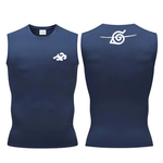 Anime Naruto Sleeveless Compression T-Shirt