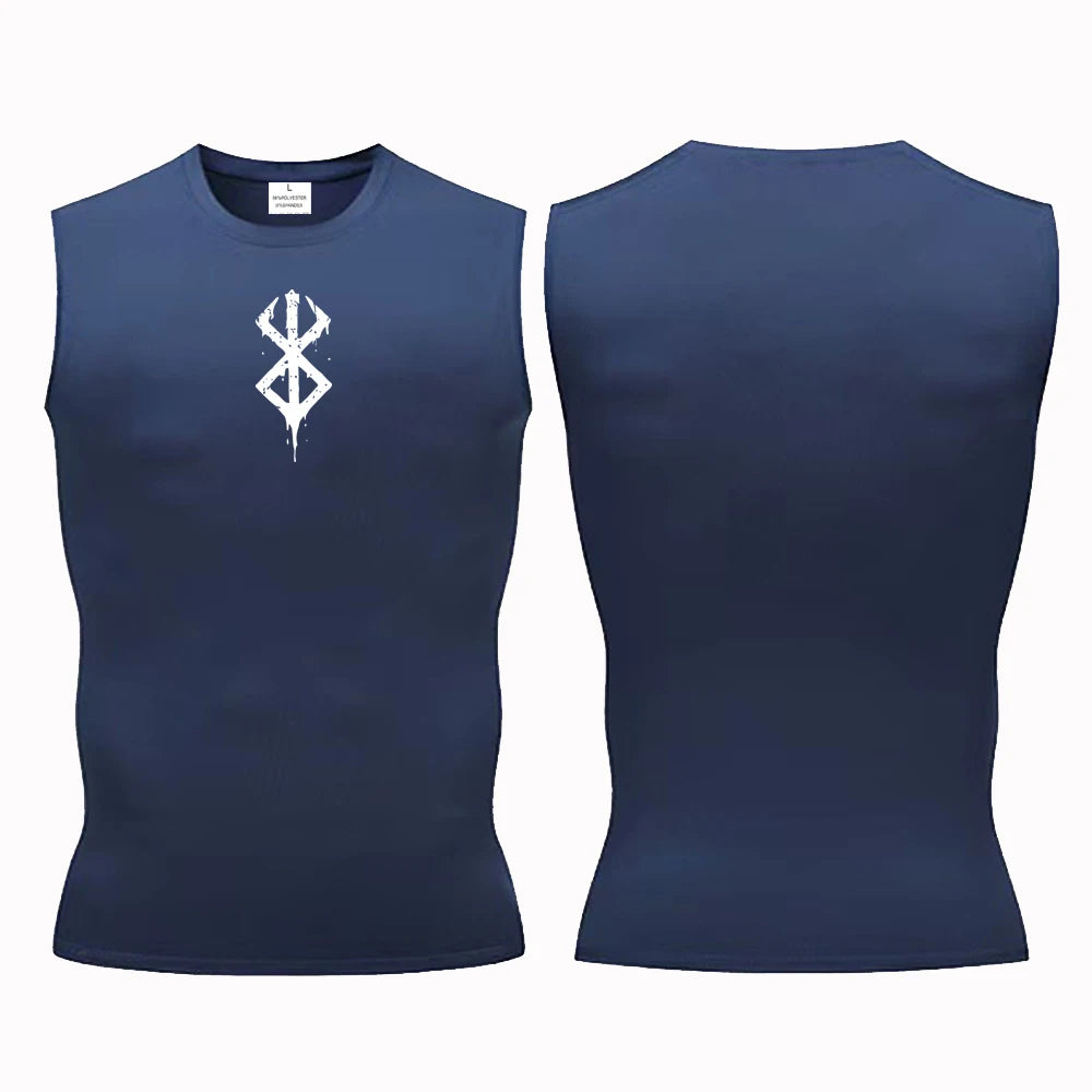 Anime Berserk Sleeveless Compression T-Shirt 2