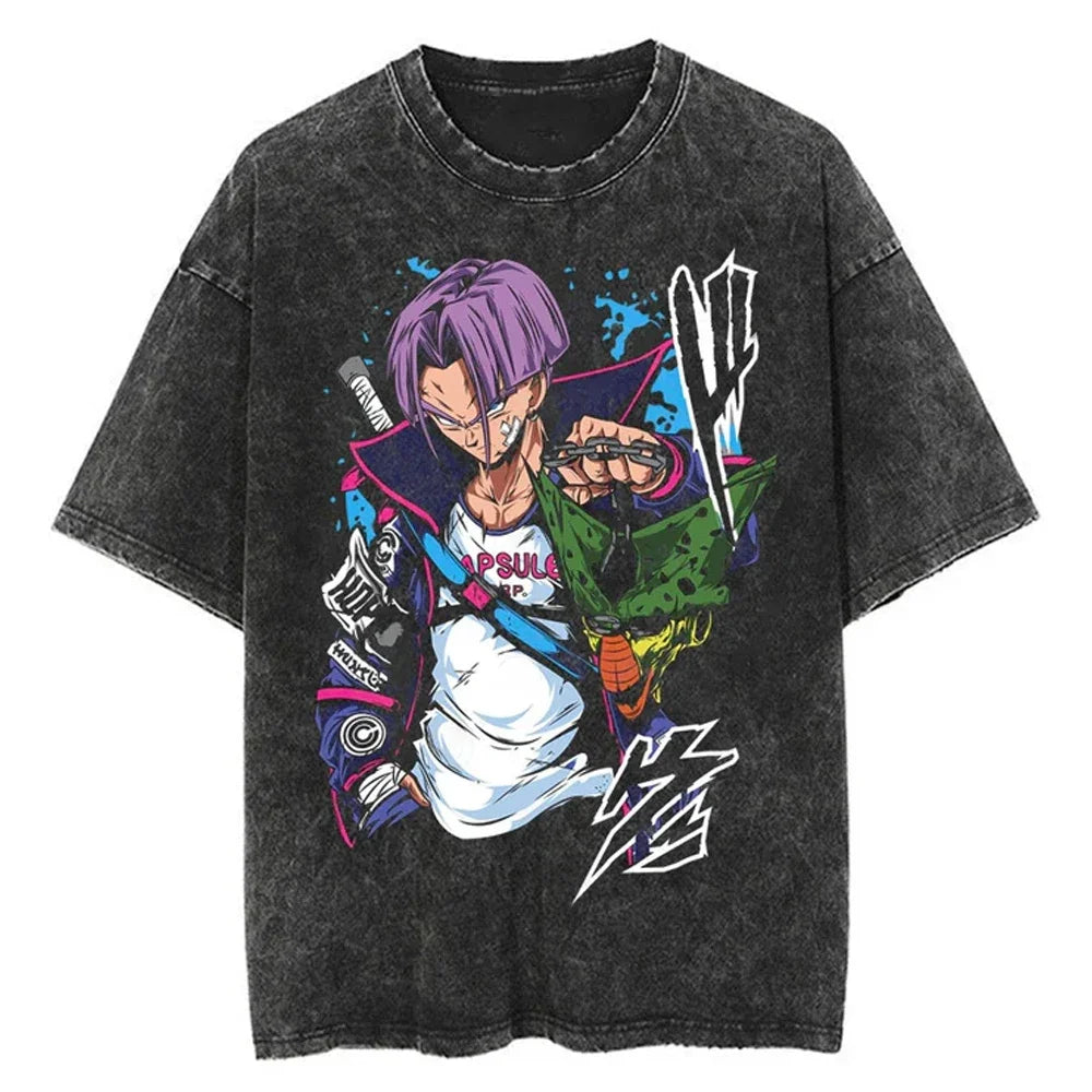 Oversized T-shirt Vintage Japanese Anime Dragon Ball