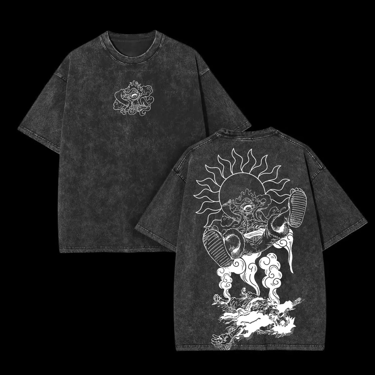 Oversized Streetwear Plus SizeNika Luffy Gear5