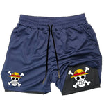 One Piece Skull Dry-Fit Compression Shorts