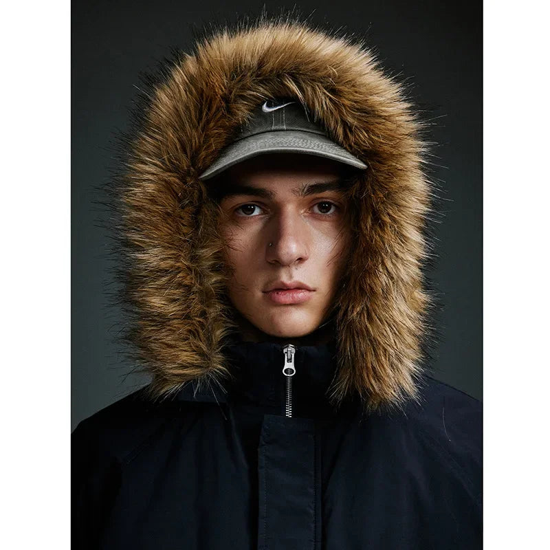 PolarCore Fur Hood Winter Parka