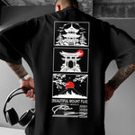 Oversized Streetwear Plus Size Japão-Themed