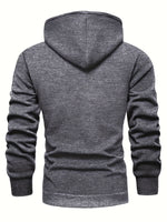 Men's heavy waterproof hooded sweatshirt