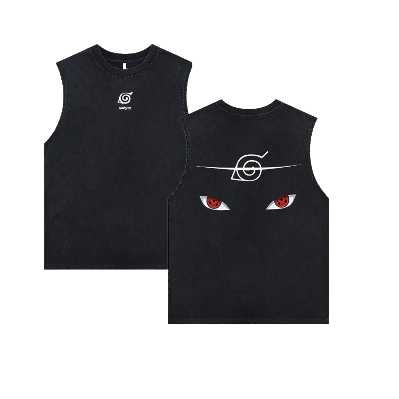 Anime Naruto Sleeveless Breathable T-Shirt