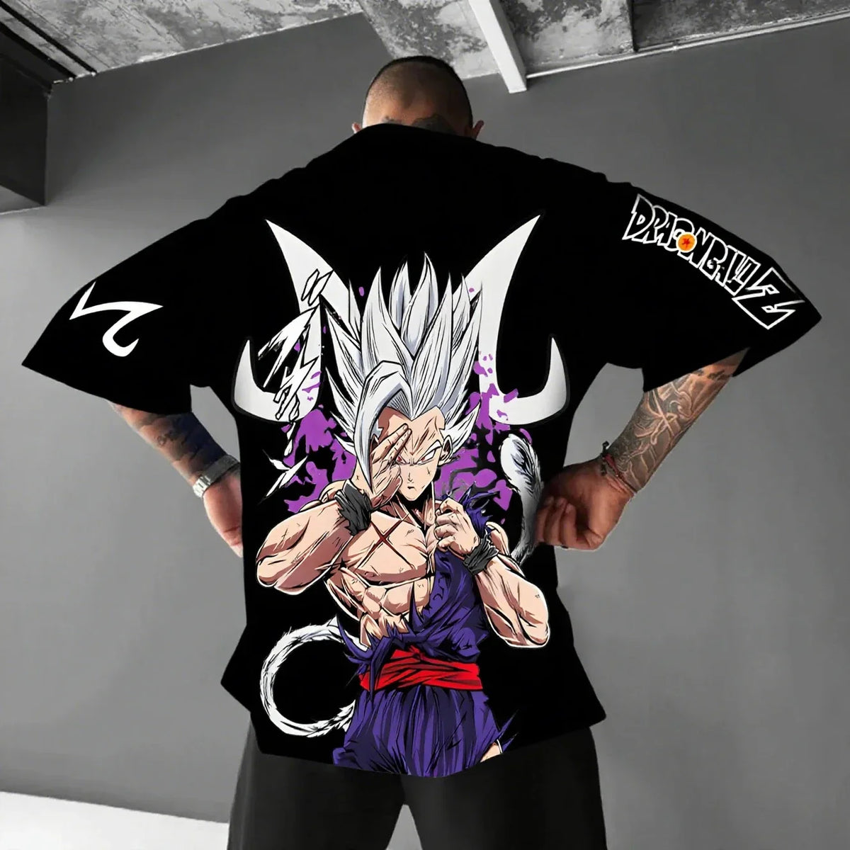 Oversized Streetwear Plus Size Gohan Dragon Ball