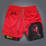 Dragon Ball Z Dry-Fit Compression Shorts 2 in 1