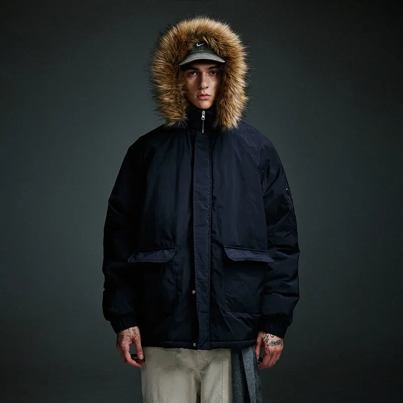 PolarCore Fur Hood Winter Parka