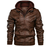 Premium retro men's jacket with hood and lining.