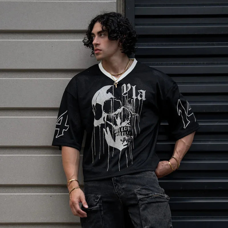 Summer new YA Trendy Brand Super Large T-shirt