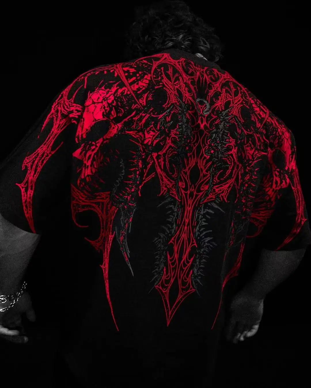 Dark Gothic Harajuku Style Men's Shirt