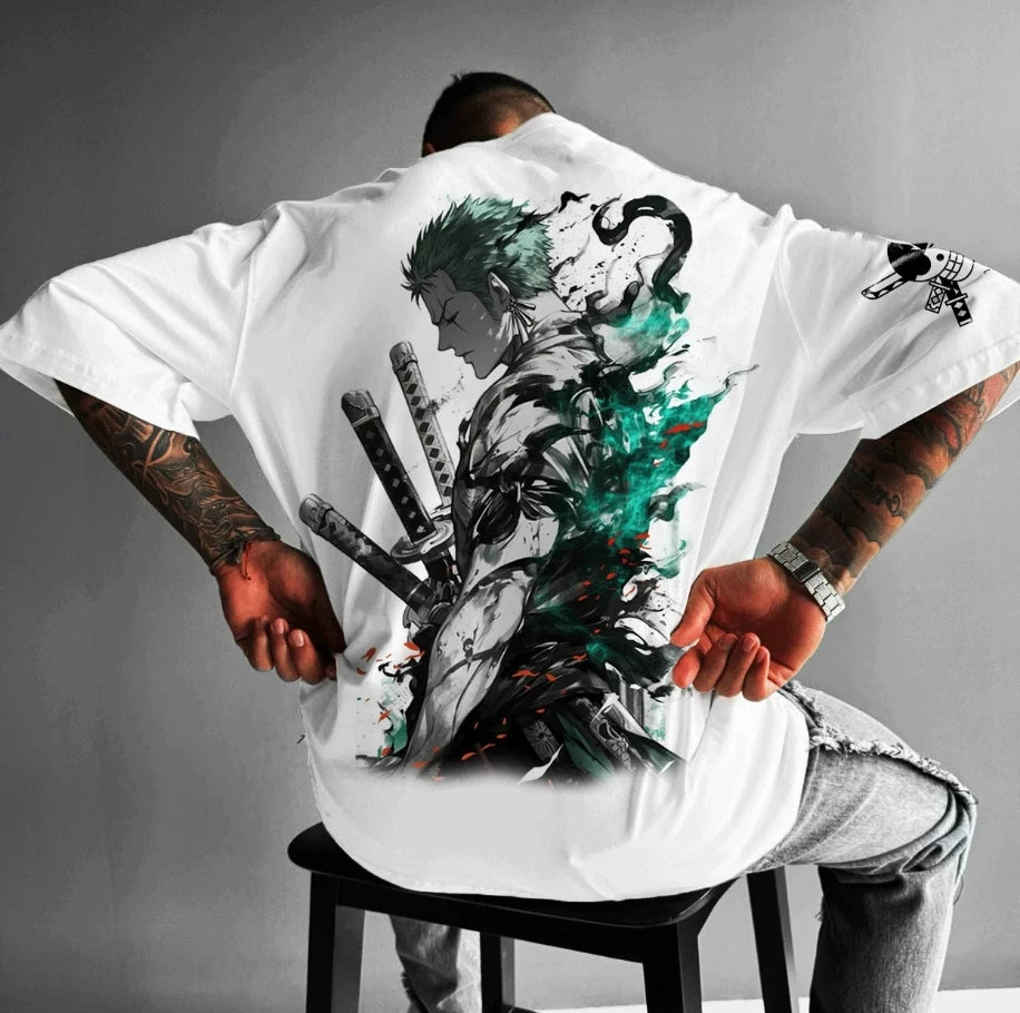 Oversized Streetwear Plus SizeOne Piece Mugiwara Skull