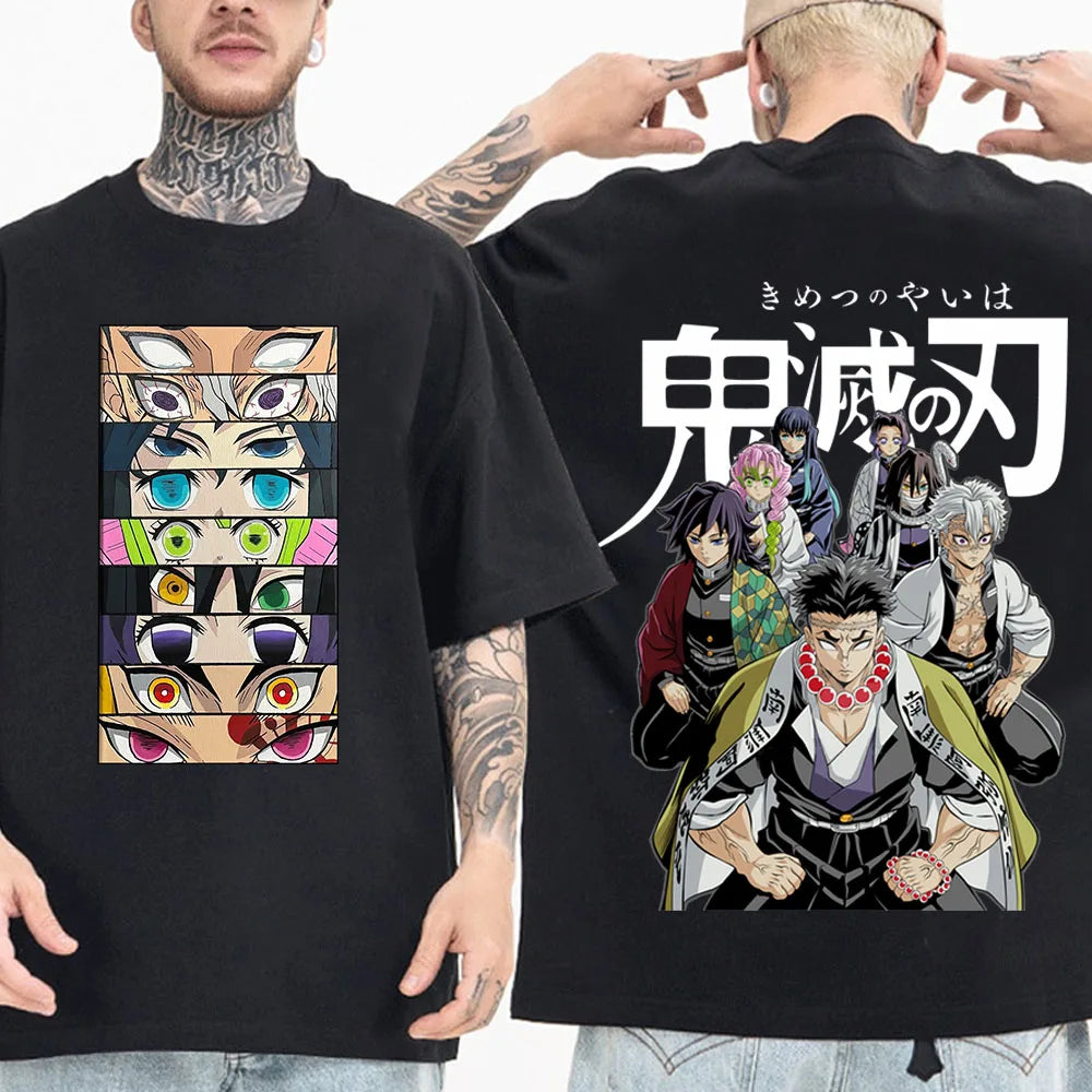 Oversized Streetwear Plus Size Hashira Demon Slayer
