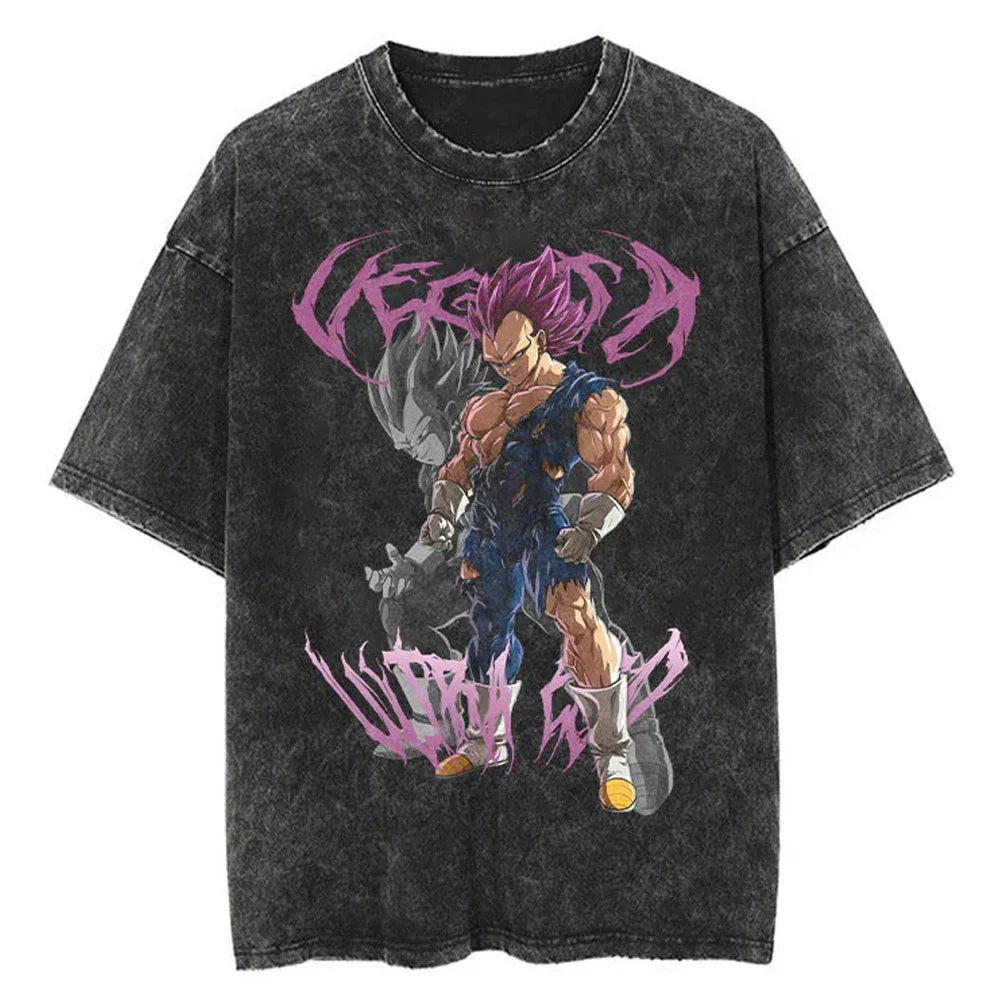 Oversized T-shirt Vintage Japanese Anime Dragon Ball