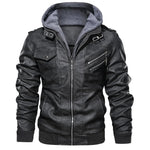 Premium retro men's jacket with hood and lining.