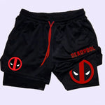 Avengers Dry-Fit Compression Shorts 2 in 1