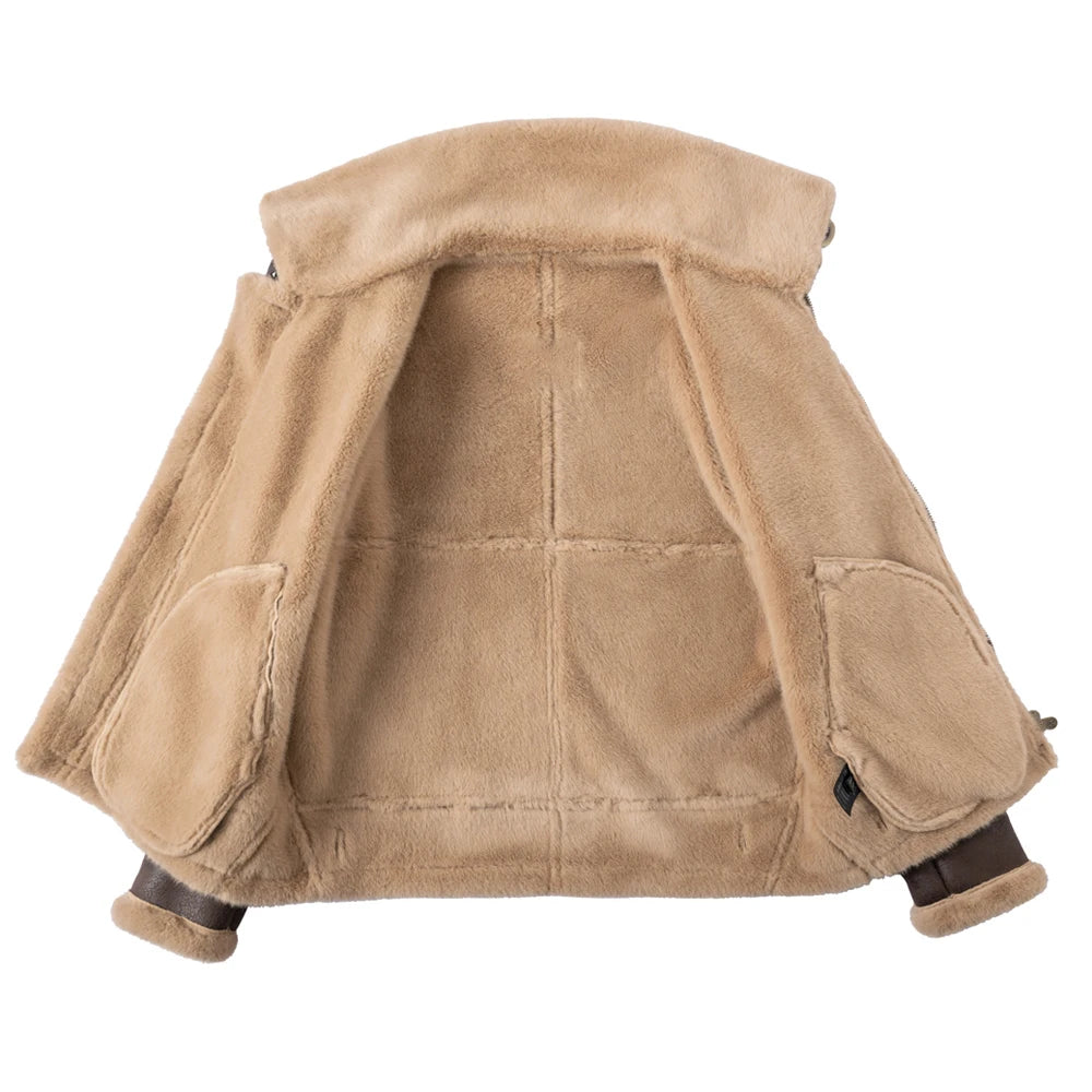 Bombardier B-3 Cordovan jacket, sheep leather Resident Evil Remake