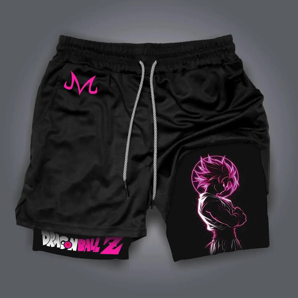 Goku Phases Dry-Fit Compression Shorts 2 in 1