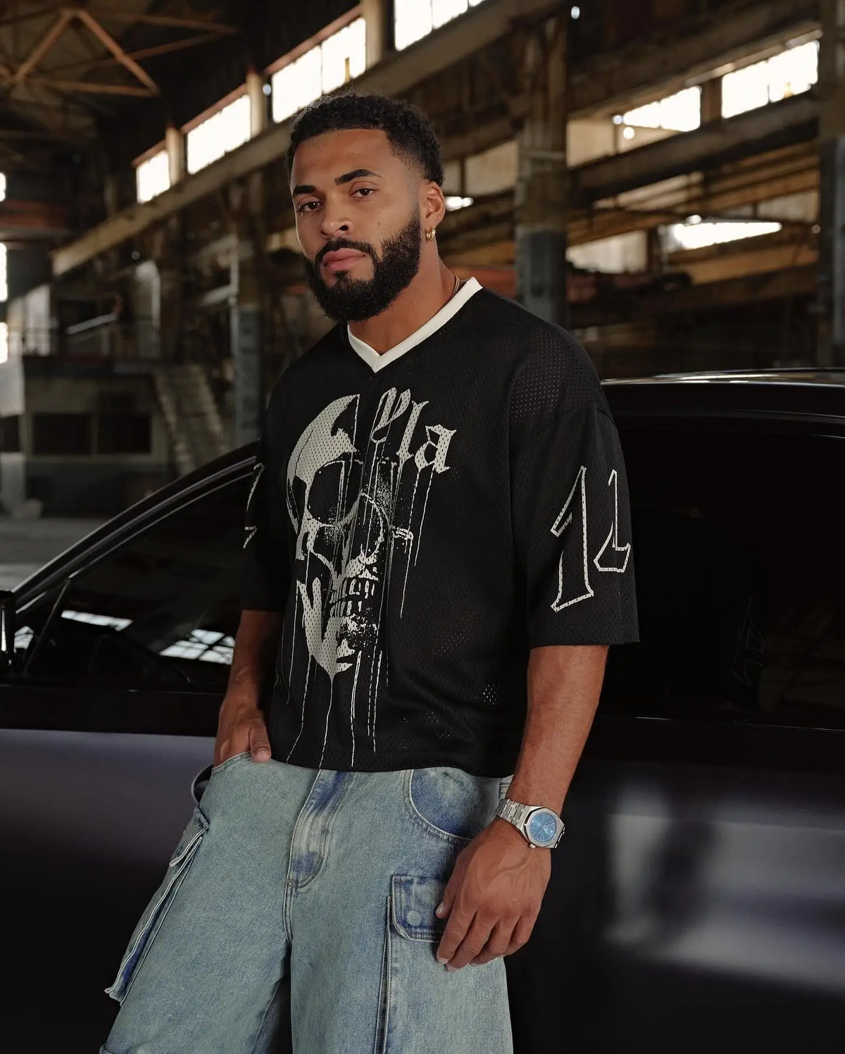 Summer new YA Trendy Brand Super Large T-shirt