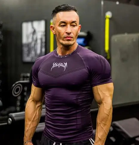 Men's Breathable Sports T-Shirt Dry Fit Athleisure 02