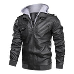 Premium retro men's jacket with hood and lining.