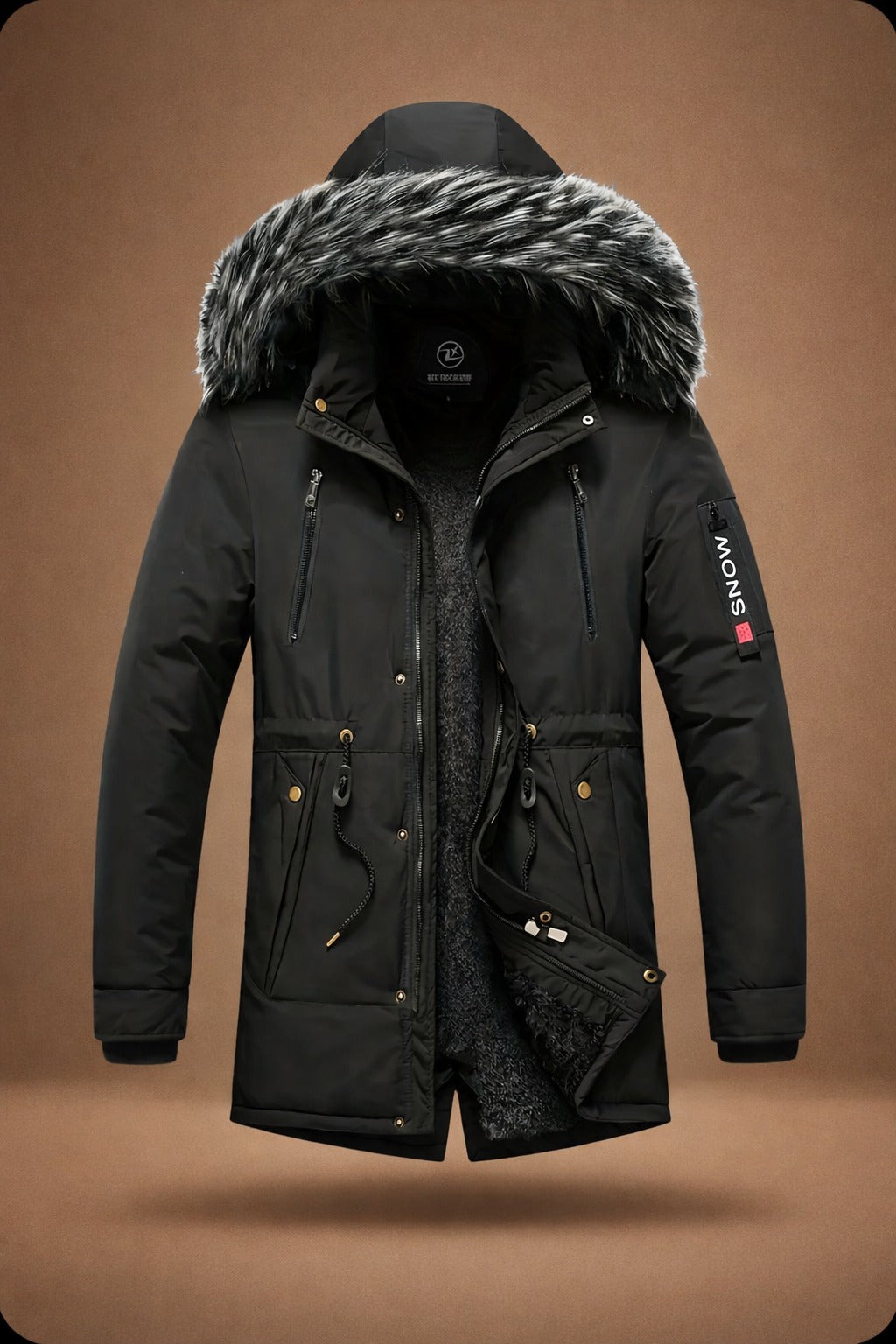 Men's tweed overcoat