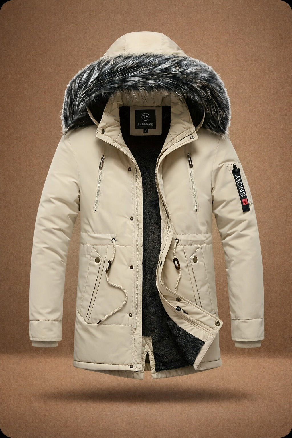 Men's tweed overcoat