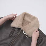 Bombardier B-3 Cordovan jacket, sheep leather Resident Evil Remake