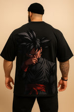 Oversized Streetwear Son Goku Black T-Shirt